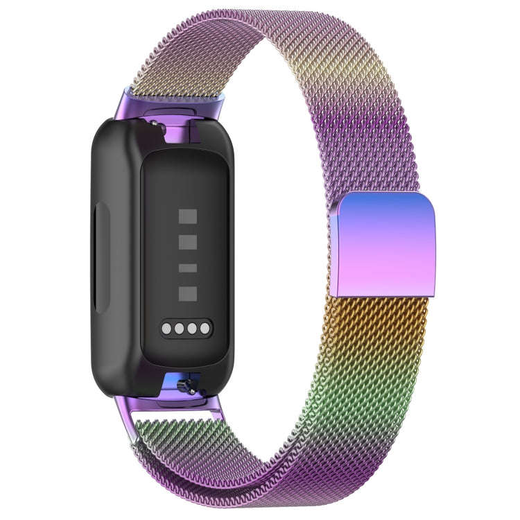 For Fitbit Inspire 3 Milanese Metal Watch Band(Colorful)