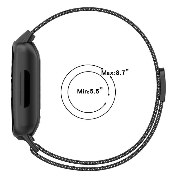 For Fitbit Inspire 3 Milanese Metal Watch Band(Silver)