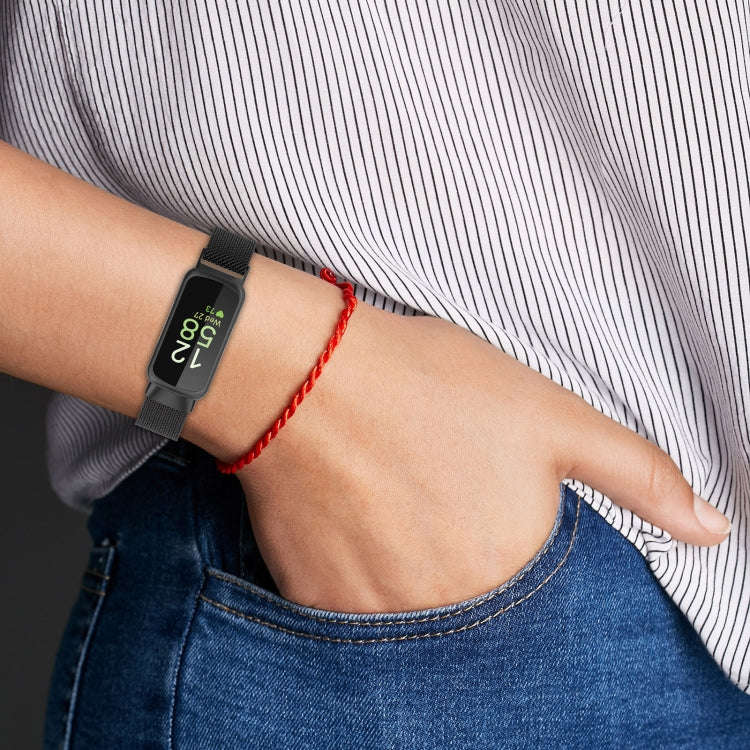 For Fitbit Inspire 3 Milanese Metal Watch Band(Colorful)