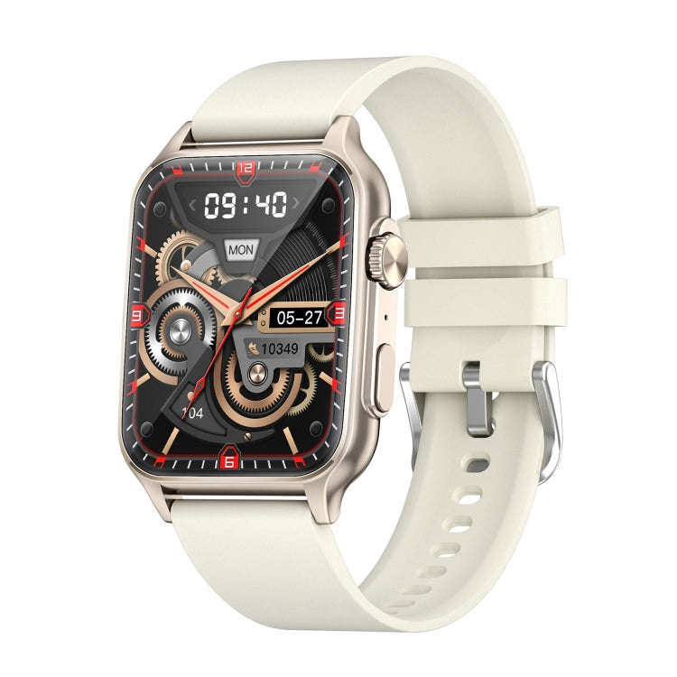 KT64 1.96 inch IPS Screen Smart Watch Supports Bluetooth Calls/Blood Oxygen Monitoring(Gold)