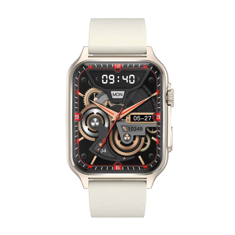 KT64 1.96 inch IPS Screen Smart Watch Supports Bluetooth Calls/Blood Oxygen Monitoring(Gold)