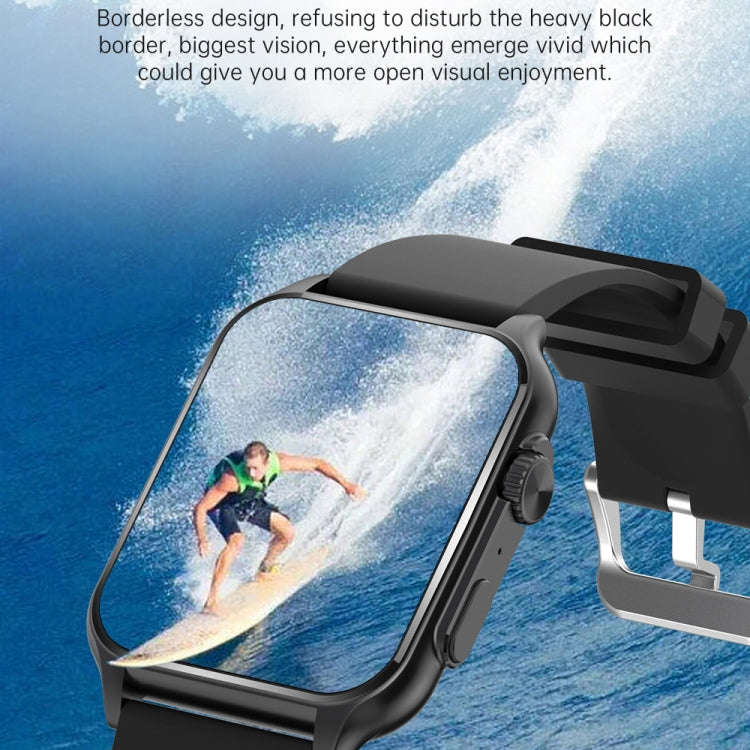 KT64 1.96 inch IPS Screen Smart Watch Supports Bluetooth Calls/Blood Oxygen Monitoring(Gold)