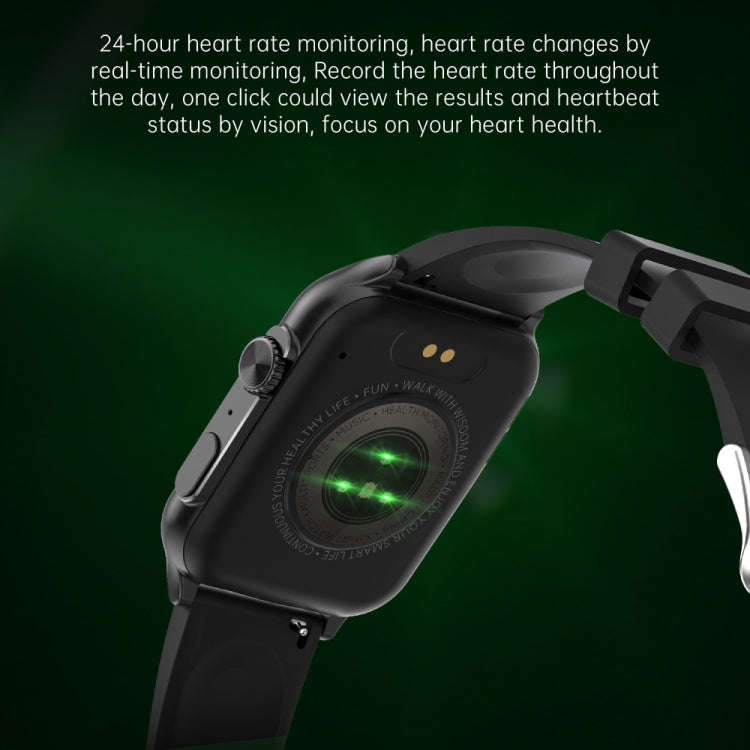 KT64 1.96 inch IPS Screen Smart Watch Supports Bluetooth Calls/Blood Oxygen Monitoring(Gold)