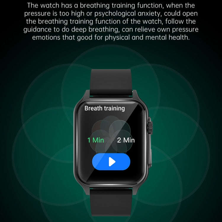 KT64 1.96 inch IPS Screen Smart Watch Supports Bluetooth Calls/Blood Oxygen Monitoring(Gold)
