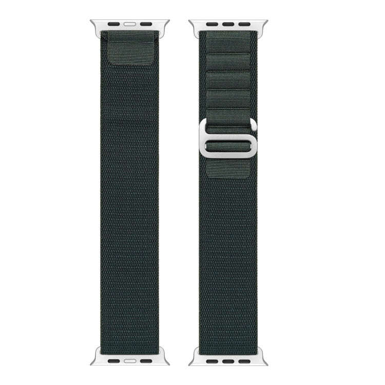 For Apple Watch Series 7 45mm DUX DUCIS GS Series Nylon Loop Watch Band(Green)