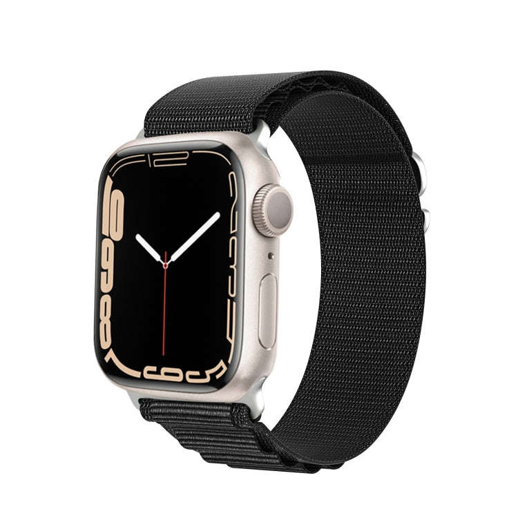 For Apple Watch Series 4 40mm DUX DUCIS GS Series Nylon Loop Watch Band(Black)