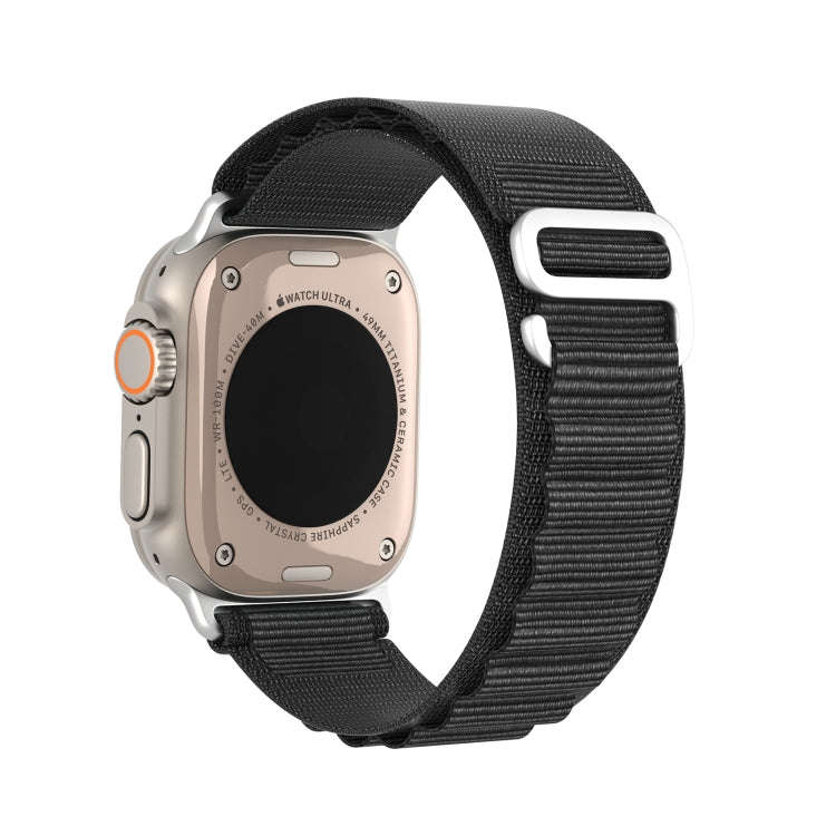 For Apple Watch Series 2 42mm DUX DUCIS GS Series Nylon Loop Watch Band(Black)