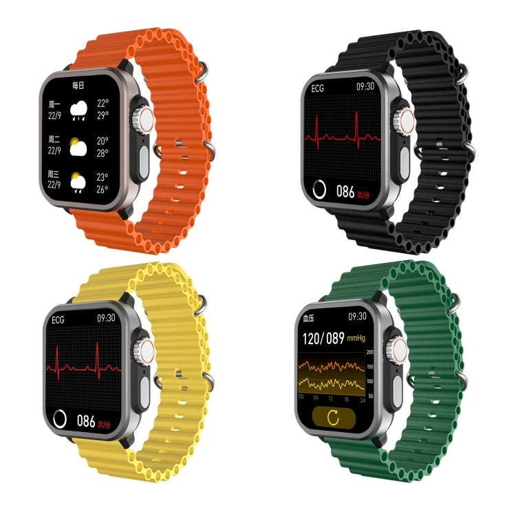 SPOVAN H6 1.83 inch TFT Screen Smart Watch Supports Bluetooth Call/Blood Oxygen Monitoring(Orange)