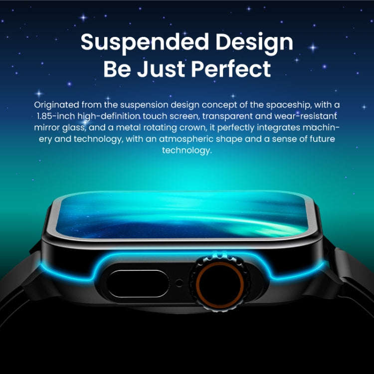 SPOVAN H6 1.83 inch TFT Screen Smart Watch Supports Bluetooth Call/Blood Oxygen Monitoring(Orange)