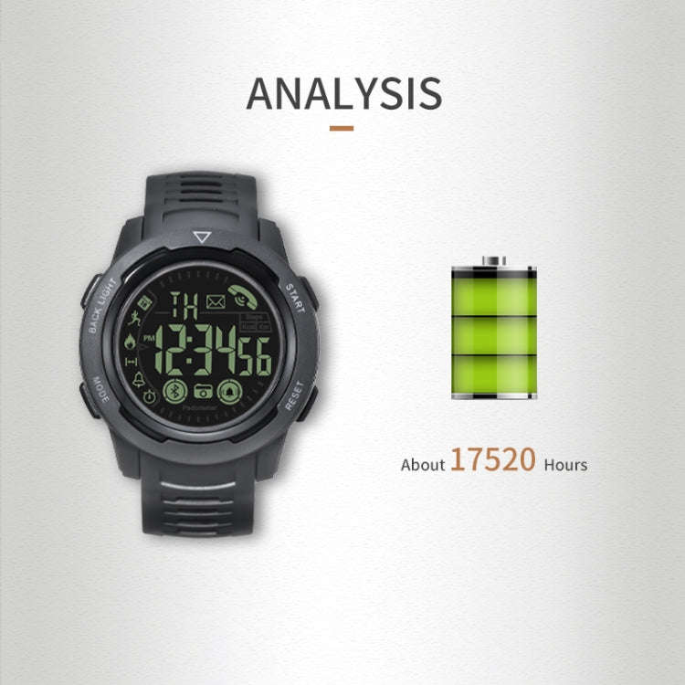SPOVAN PR3 Outdoor Waterproof Bluetooth Smart Sports Watch(Black)