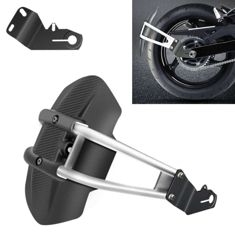 Motorcycle Stainless Steel Modified Rear Wheel Fender Dustproof Splash Flaps Mudguards Fender Gua...