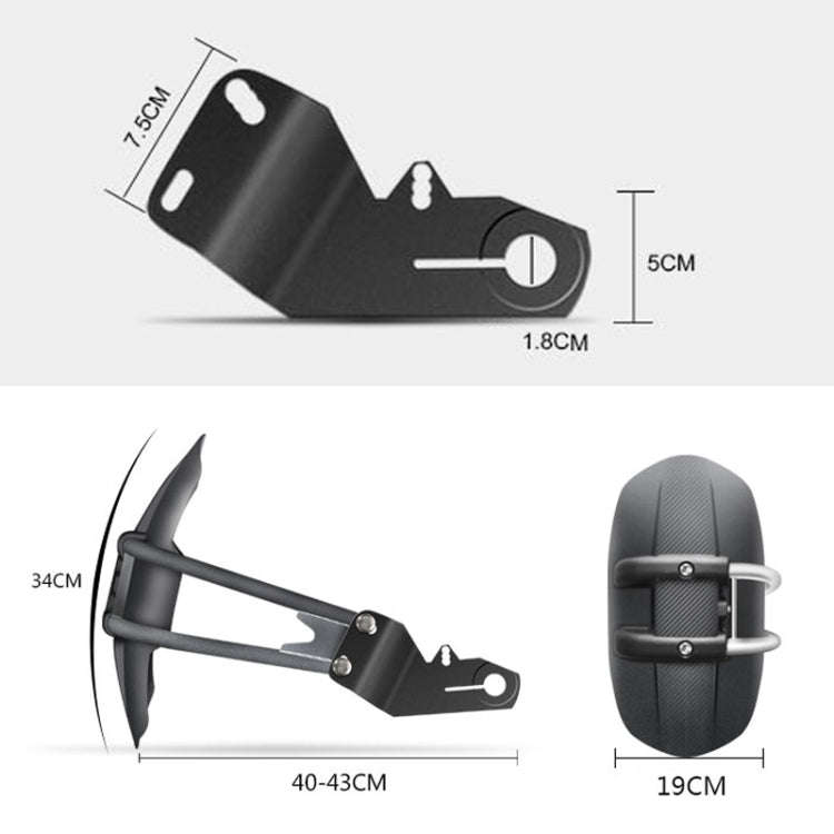 Motorcycle Stainless Steel Modified Rear Wheel Fender Dustproof Splash Flaps Mudguards Fender Gua...