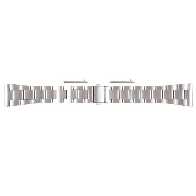 For Huawei Watch 4 22mm Three-bead Stainless Steel Watch Band(Silver)