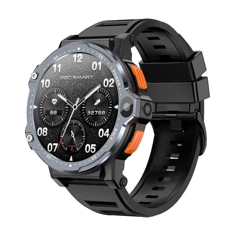 ZGP PG999 1.54 inch HD Round Screen 4G Smart Watch Android 8.1, Specification:2GB+16GB(Black)