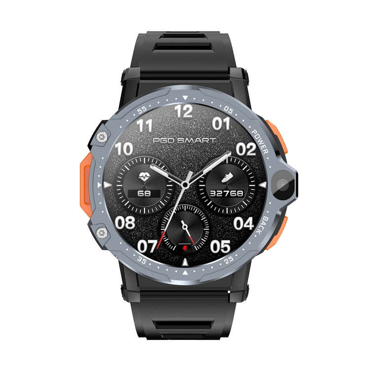 ZGP PG999 1.54 inch HD Round Screen 4G Smart Watch Android 8.1, Specification:2GB+16GB(Black)