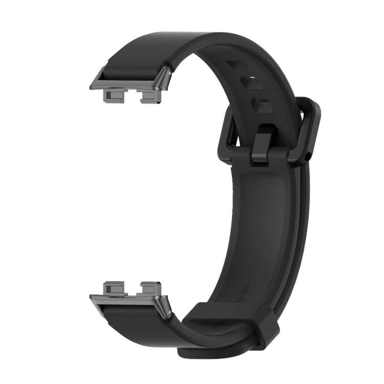 For Huawei Band 8 / 9 / 10 Mijobs Silicone Breathable Watch Band(Black)