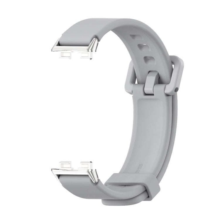 For Huawei Band 8 / 9 / 10 Mijobs Silicone Breathable Watch Band(Grey)