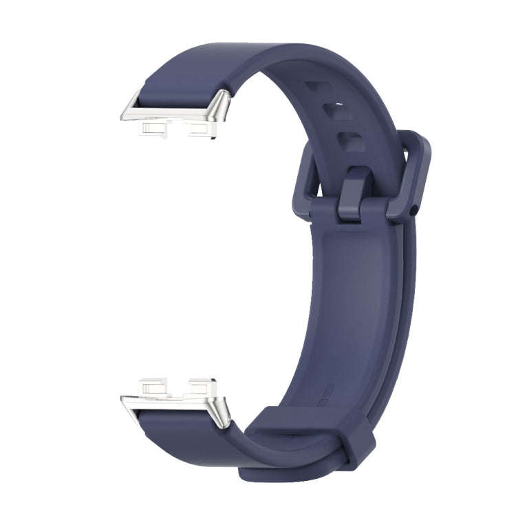For Huawei Band 8 / 9 / 10 Mijobs Silicone Breathable Watch Band(Midnight Blue)