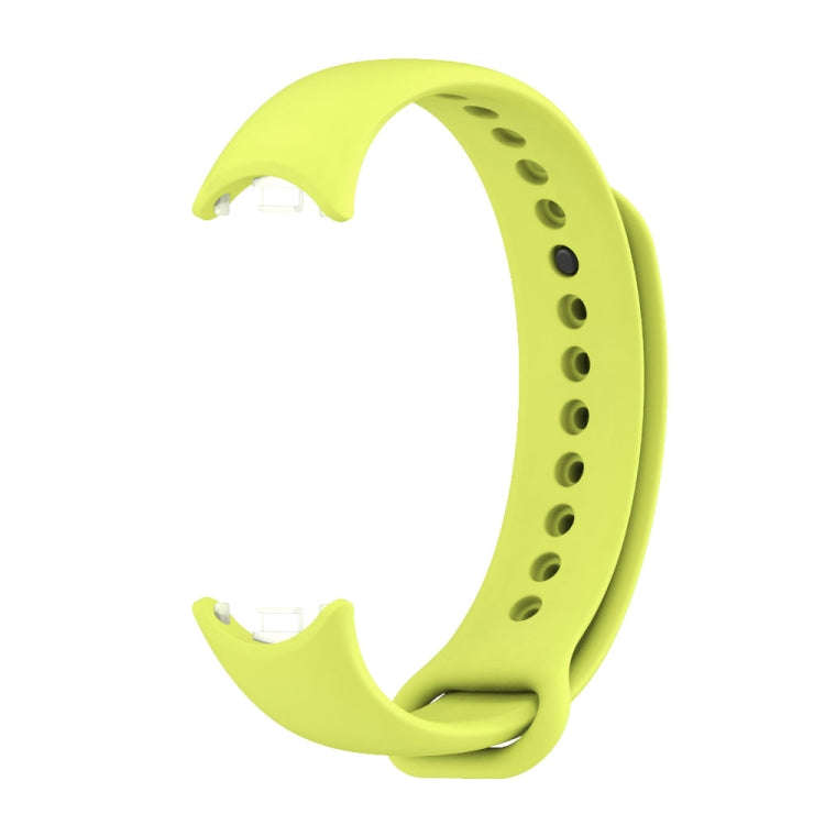 For Xiaomi Mi Band 8 / 9 Mijobs Solid Color Silicone Watch Band(Grass Green)