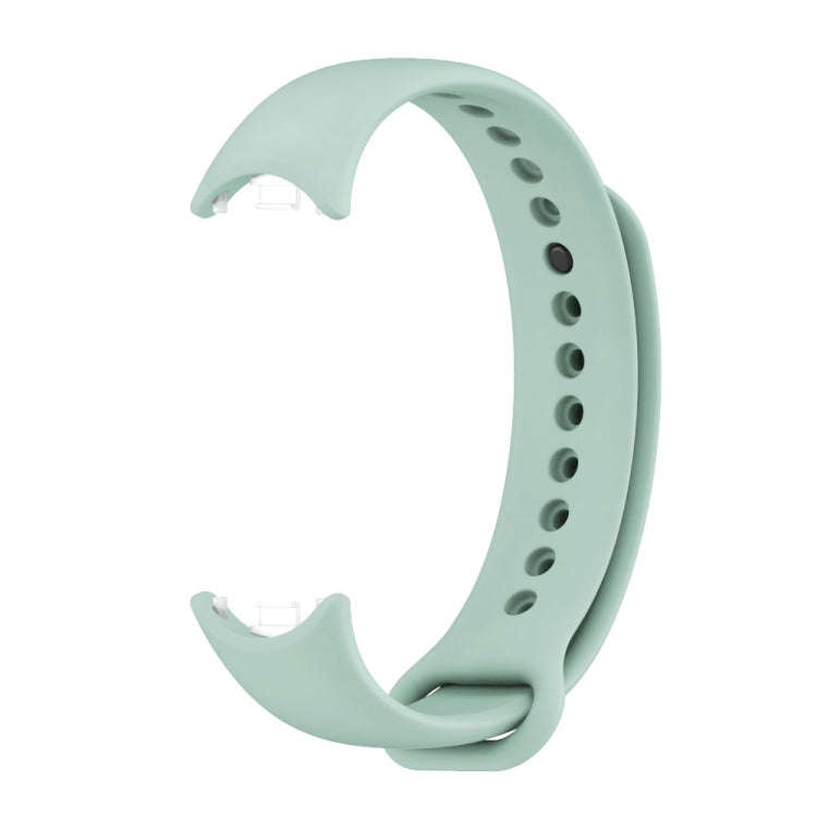 For Xiaomi Mi Band 8 / 9 Mijobs Solid Color Silicone Watch Band(Aqua)