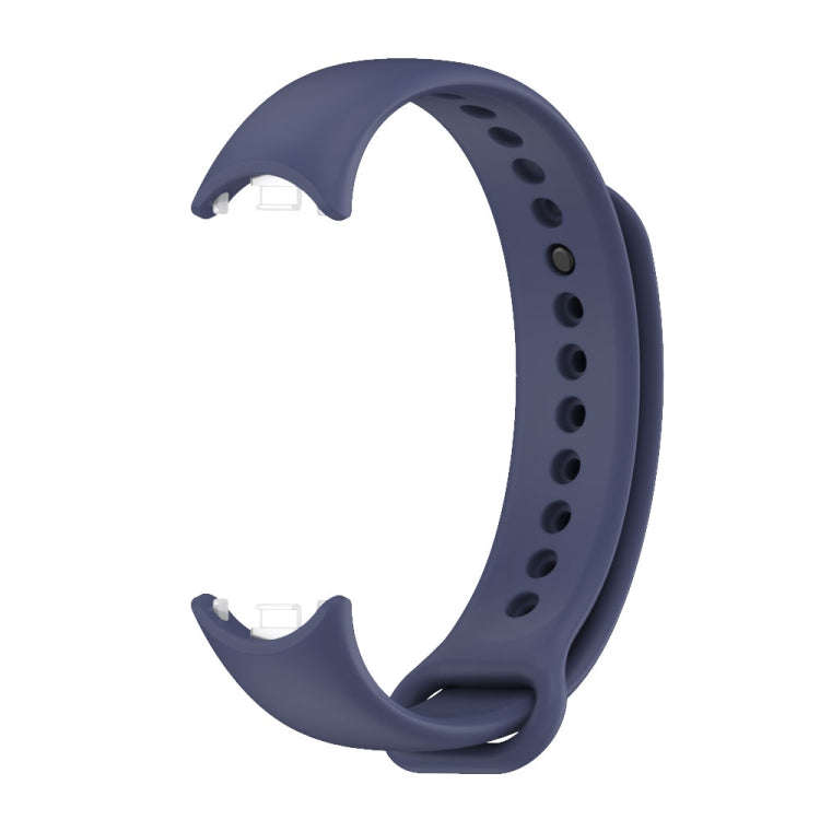 For Xiaomi Mi Band 8 / 9 Mijobs Solid Color Silicone Watch Band(Midnight Blue)