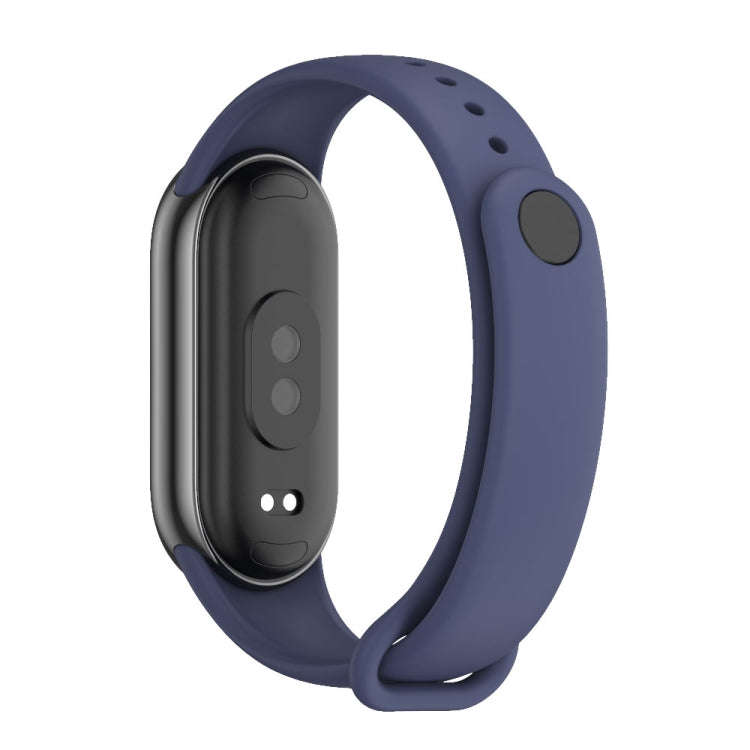 For Xiaomi Mi Band 8 / 9 Mijobs Solid Color Silicone Watch Band(Midnight Blue)