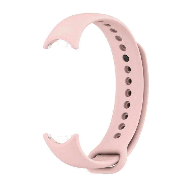 For Xiaomi Mi Band 8 / 9 Mijobs Solid Color Silicone Watch Band(Pink)