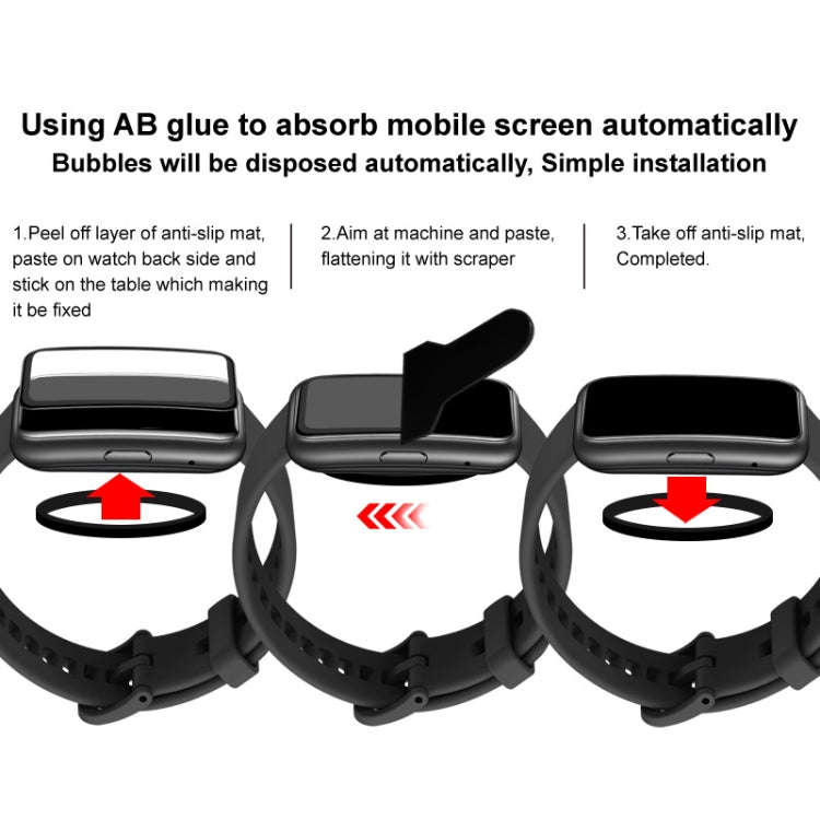 For Redmi Watch 3 Active imak Plexiglass HD Watch Protective Film