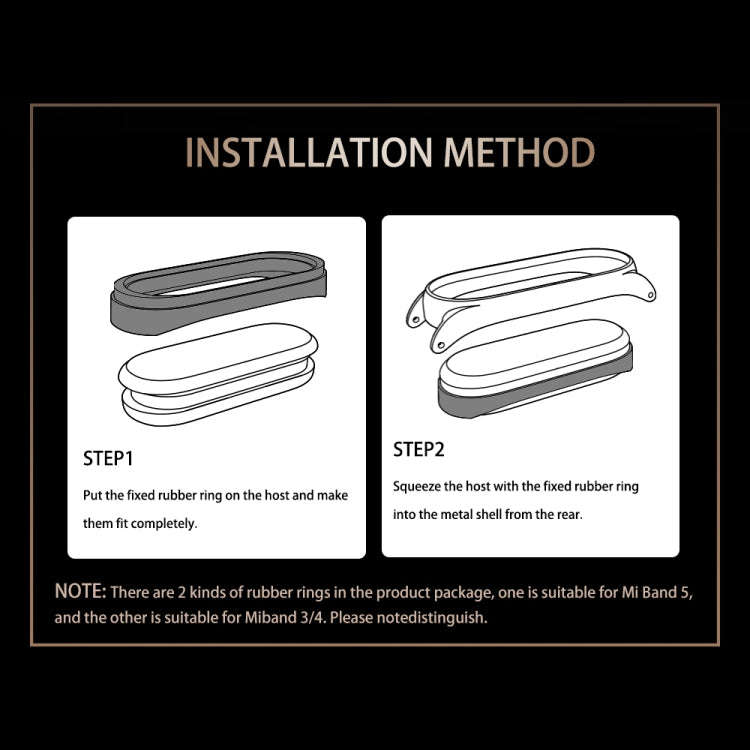 For Xiaomi Mi Band 8 Mijobs CS Case Milan Buckle Metal Watch Band(Black)