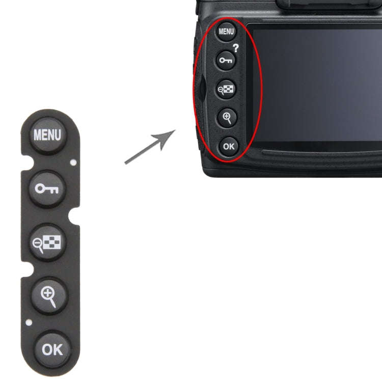 For Nikon D700 Menu Button Cap