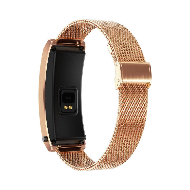 K13S 1.14 inch TFT Screen Milanese Metal Strap Smart Call Bracelet Supports Sleep Management / Bl...