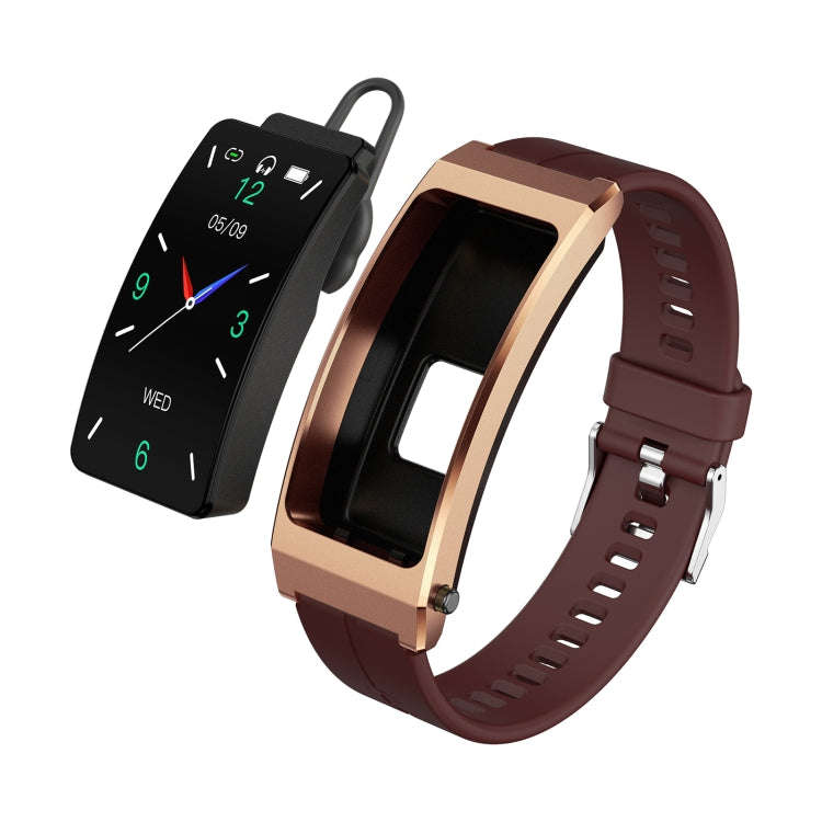 K13S 1.14 inch TFT Screen Silicone Strap Smart Calling Bracelet Supports Sleep Management/Blood O...
