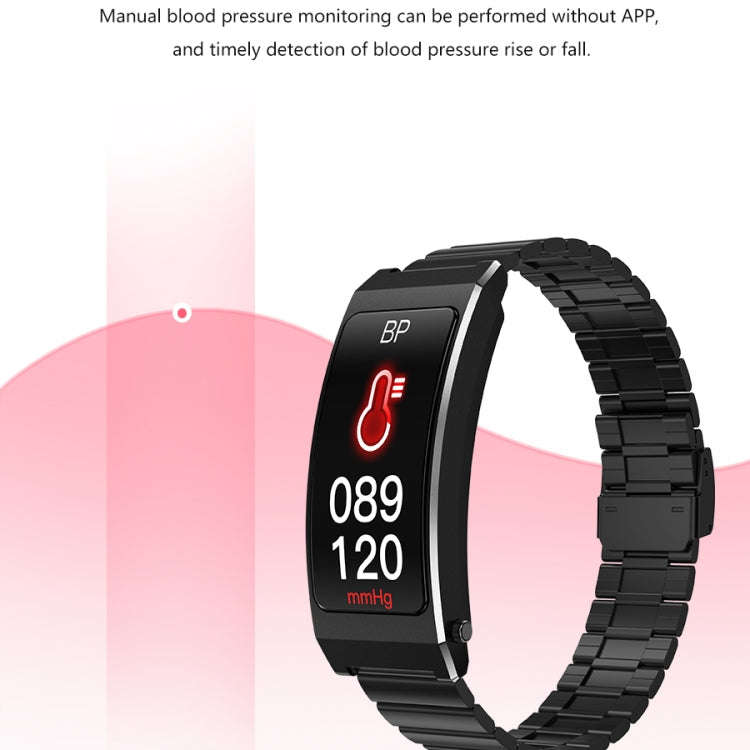 K13S 1.14 inch TFT Screen Silicone Strap Smart Calling Bracelet Supports Sleep Management/Blood O...