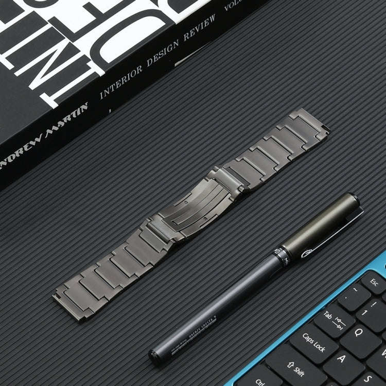 For Huawei Watch 4 Pro/GT3/GT2 Porsche Ver 22mm Three Strains HW Buckle Titanium Steel Watch Band...
