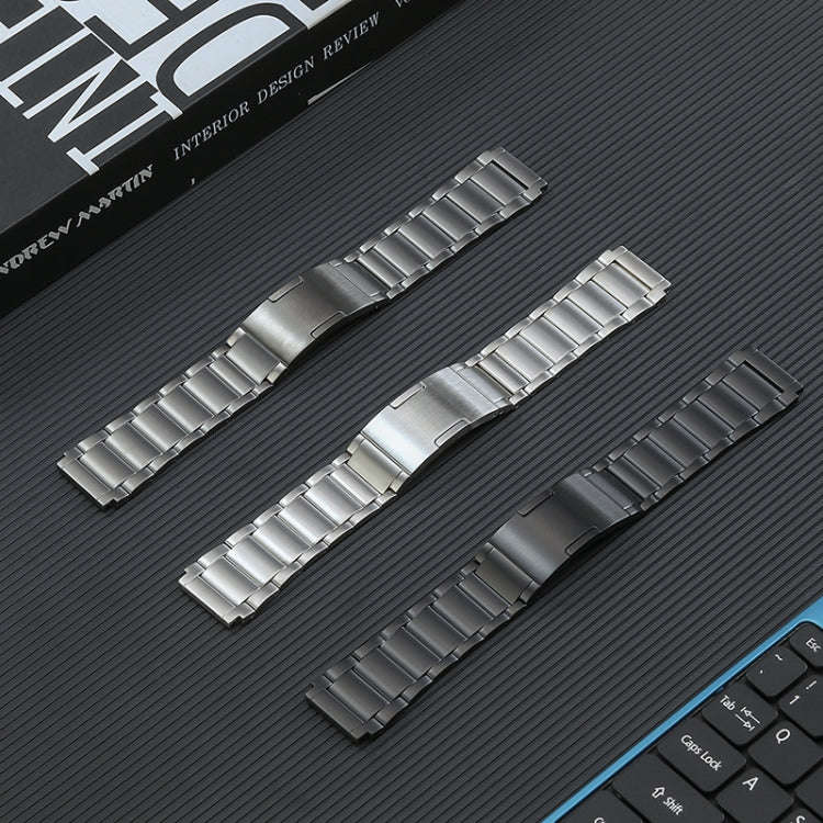 For Huawei Watch 4 Pro/GT3/GT2 Porsche Ver 22mm Three Strains HW Buckle Titanium Steel Watch Band...