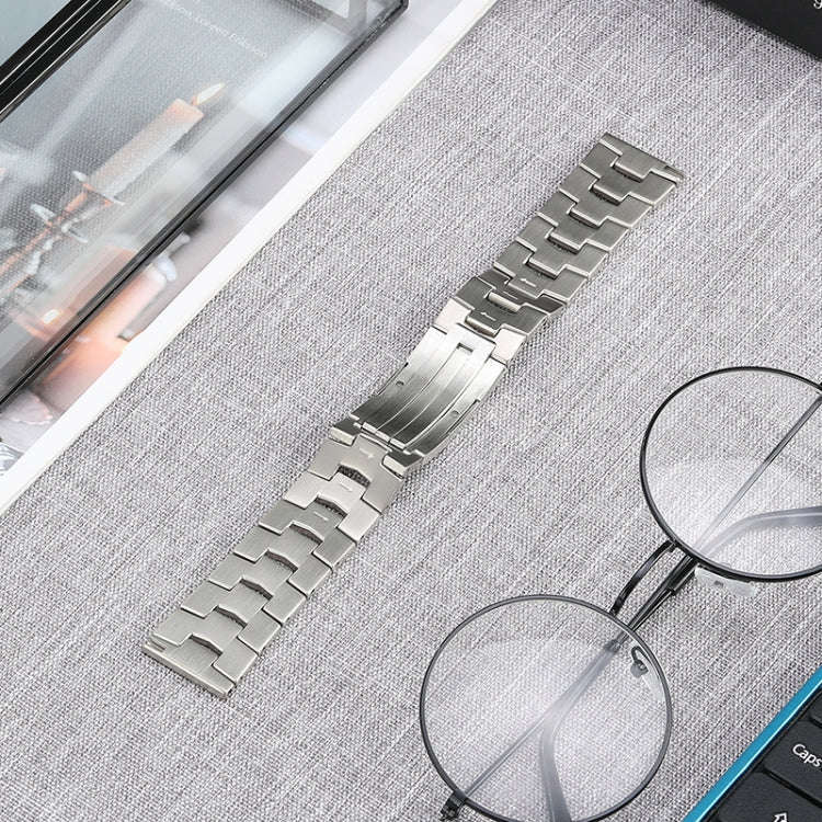 For Huawei Watch 3 Pro/GT3 SE/GT2 Pro 22mm Original Buckle Titanium Steel Watch Band(Silver)