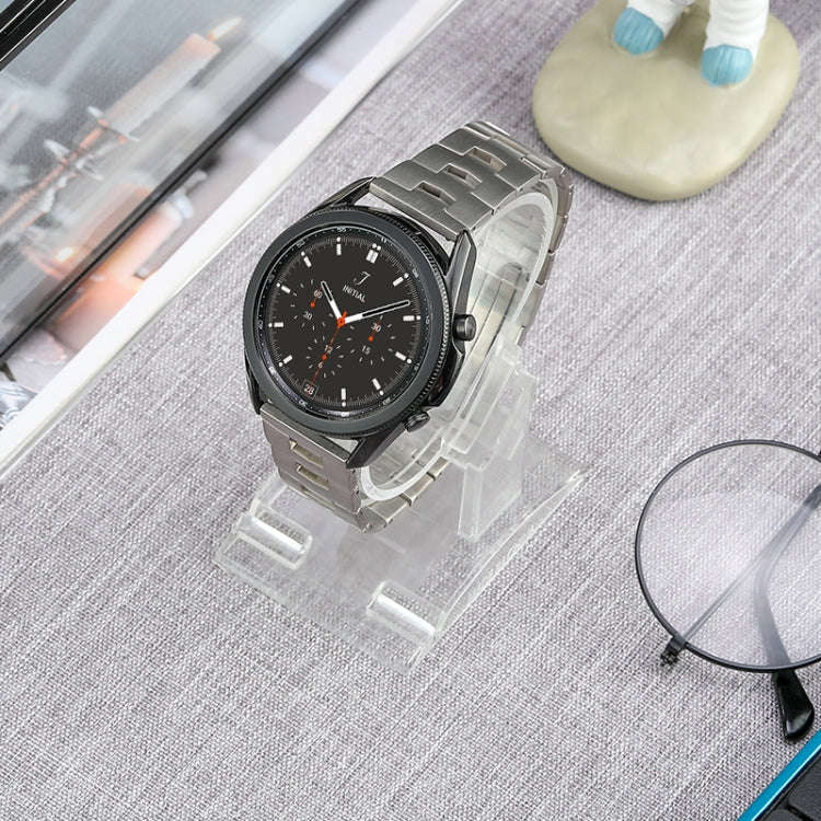 For Huawei Watch 3 Pro/GT3 SE/GT2 Pro 22mm Original Buckle Titanium Steel Watch Band(Silver)