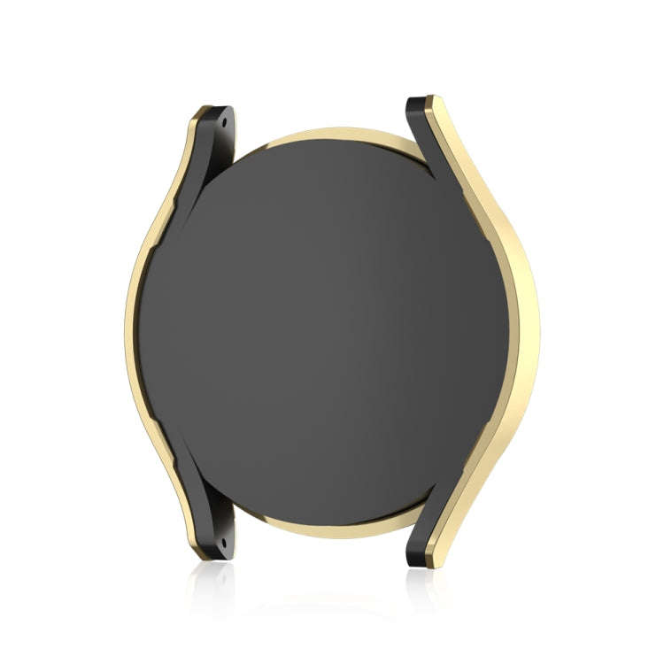 For Samsung Galaxy Watch 6 40mm Diamond Hollow PC Watch Protective Case(Gold)