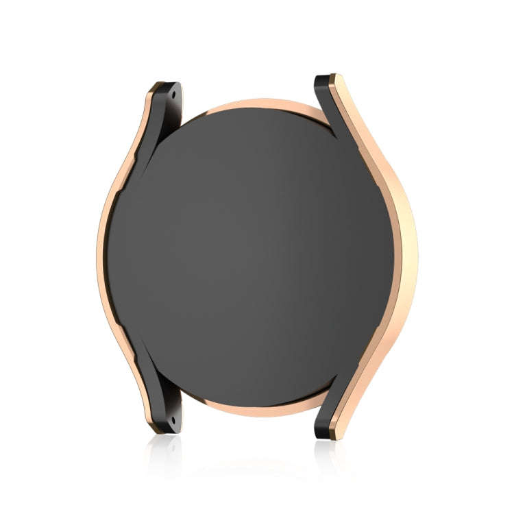 For Samsung Galaxy Watch 6 40mm Diamond Hollow PC Watch Protective Case(Rose Gold)