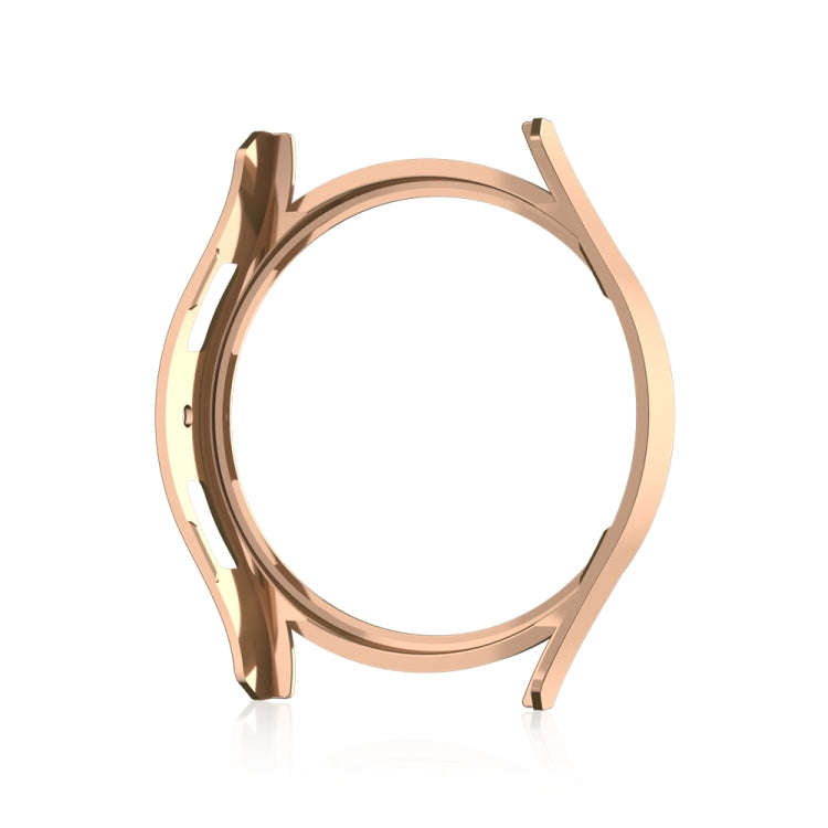 For Samsung Galaxy Watch 6 40mm Diamond Hollow PC Watch Protective Case(Rose Gold)