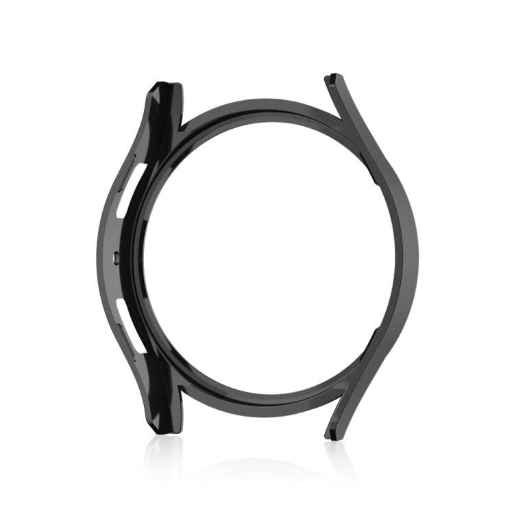 For Samsung Galaxy Watch 6 44mm Diamond Hollow PC Watch Protective Case(Black)