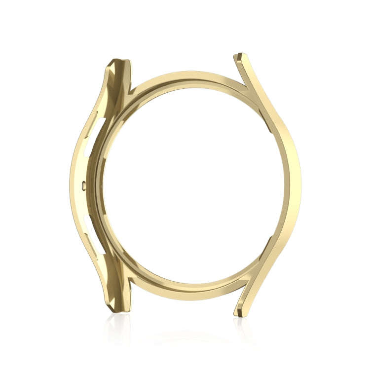 For Samsung Galaxy Watch 6 44mm Diamond Hollow PC Watch Protective Case(Gold)