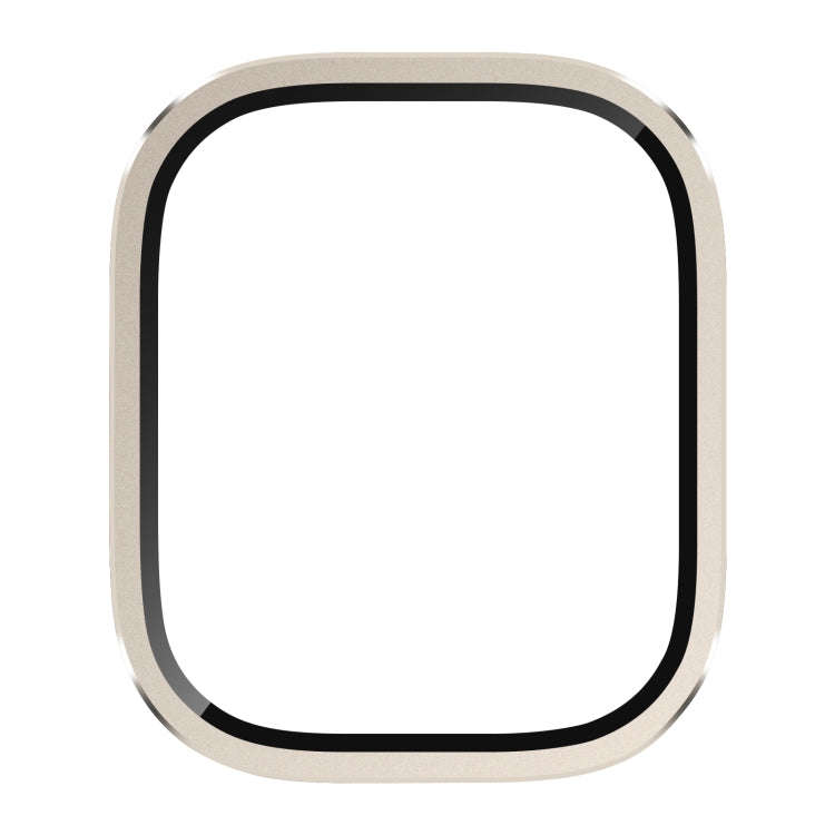 For Apple Watch Ultra 49mm Aluminum Alloy Frame Integrated Tempered Film(Original Color)