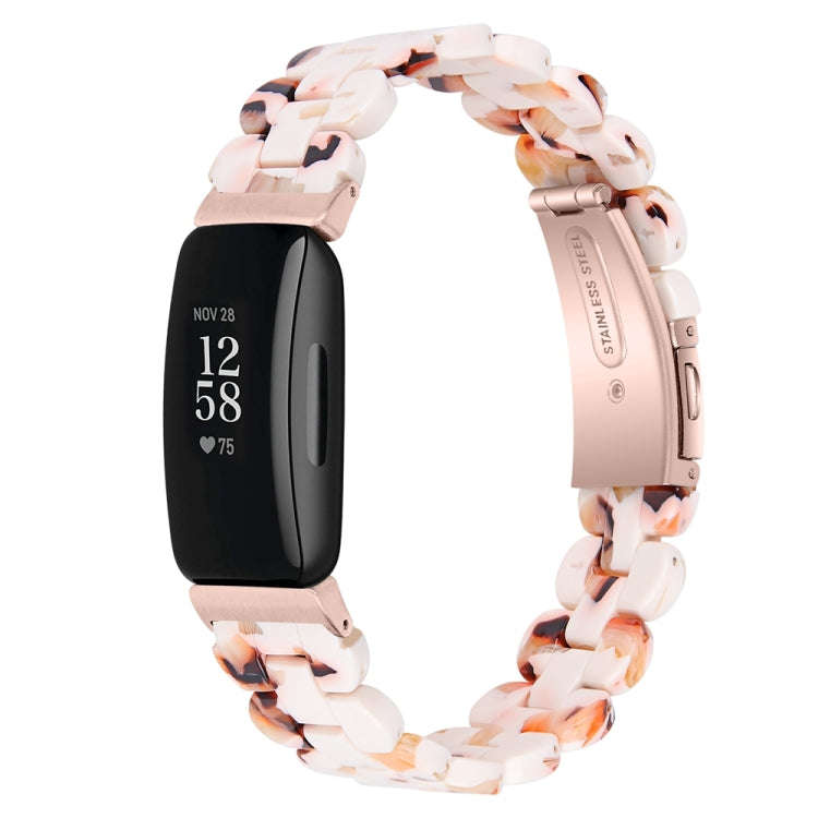 For Fitbit Inspire 3 Oval Resin Replacement Watch Band(Nougat)