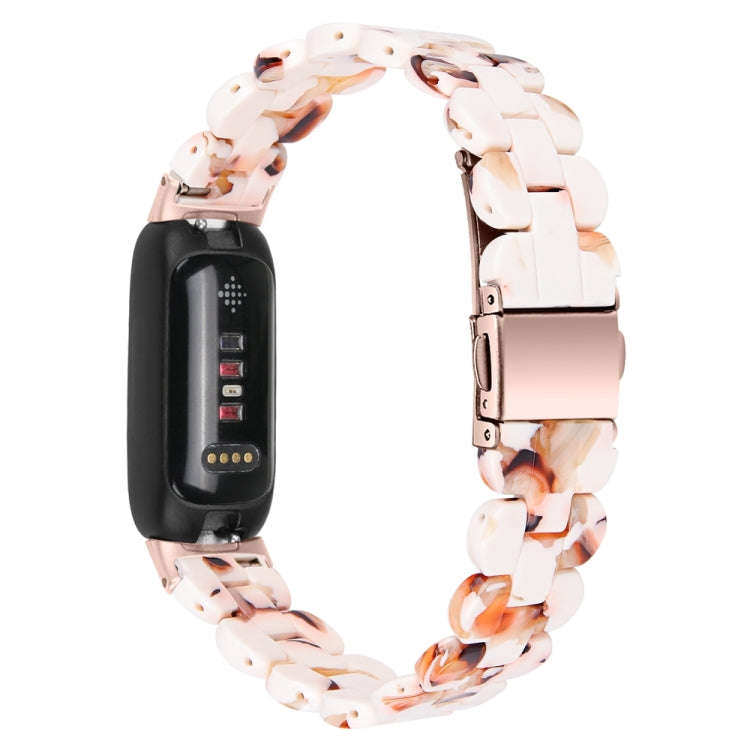 For Fitbit Inspire 3 Oval Resin Replacement Watch Band(Nougat)