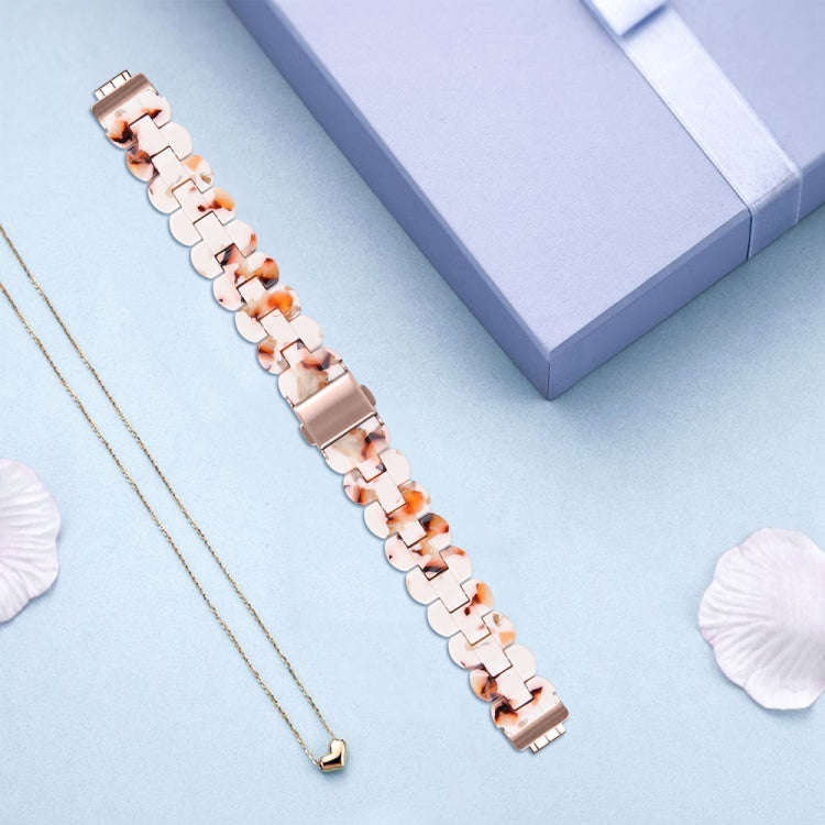 For Fitbit Inspire 3 Oval Resin Replacement Watch Band(Nougat)