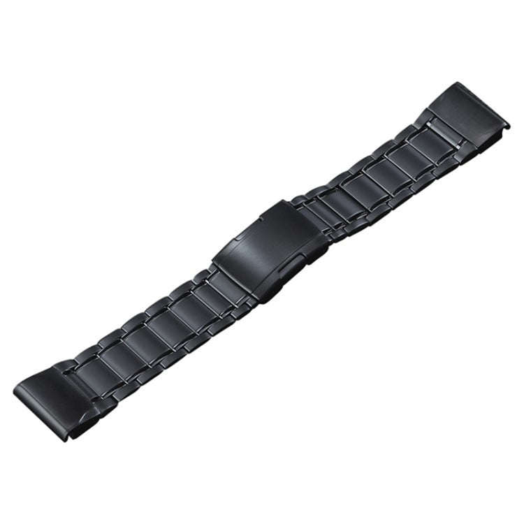 For Garmin Forerunner 965/955/945/935 22mm Quick Release Five Bead Titanium Steel Watch Band(Black)