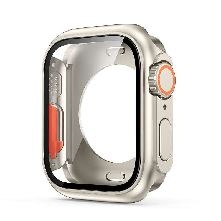 For Apple Watch Series 9 / 8 / 7 41mm Change to Ultra 49mm All-Inclusive Film Hybrid PC Watch Cas...