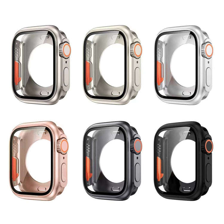 For Apple Watch Series 9 / 8 / 7 41mm Change to Ultra 49mm All-Inclusive Film Hybrid PC Watch Cas...