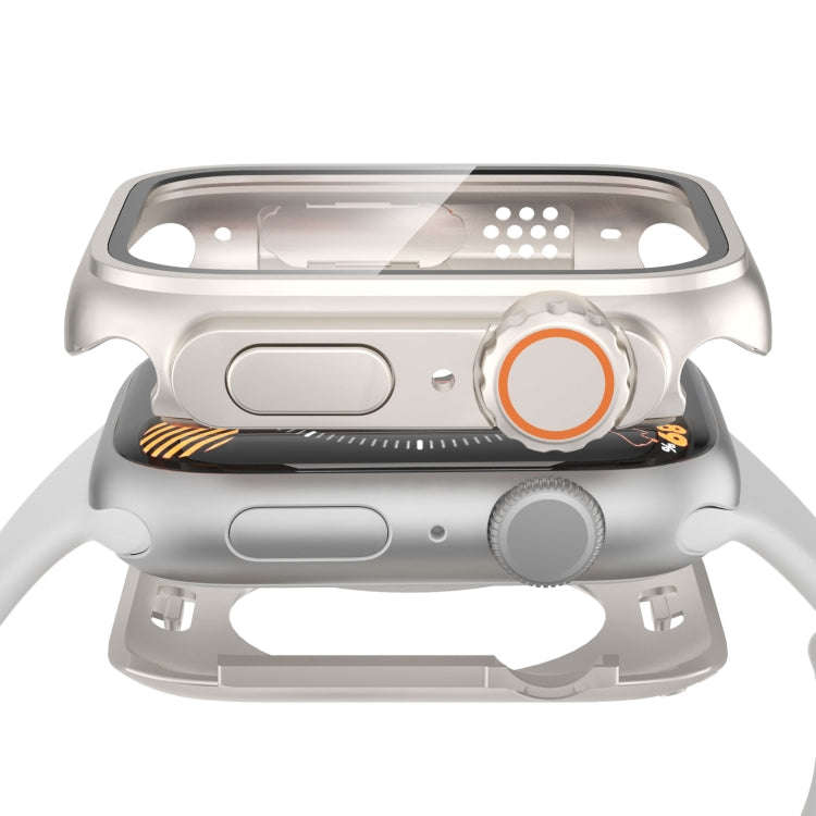 For Apple Watch Series 9 / 8 / 7 41mm Change to Ultra 49mm Waterproof All-Inclusive Film Hybrid P...